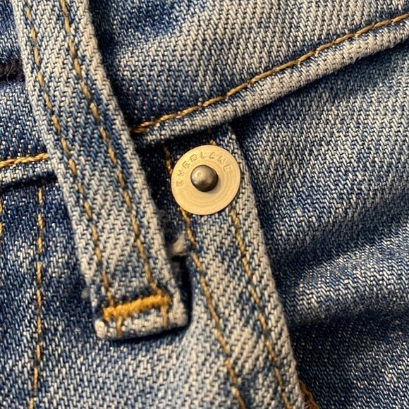 Everlane High Rise Straight Light Blue Denim 25-26 Regular - Picture 10 of 12